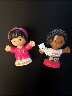 Barbie Mini Dolls Set in Hot Pink, White & Black